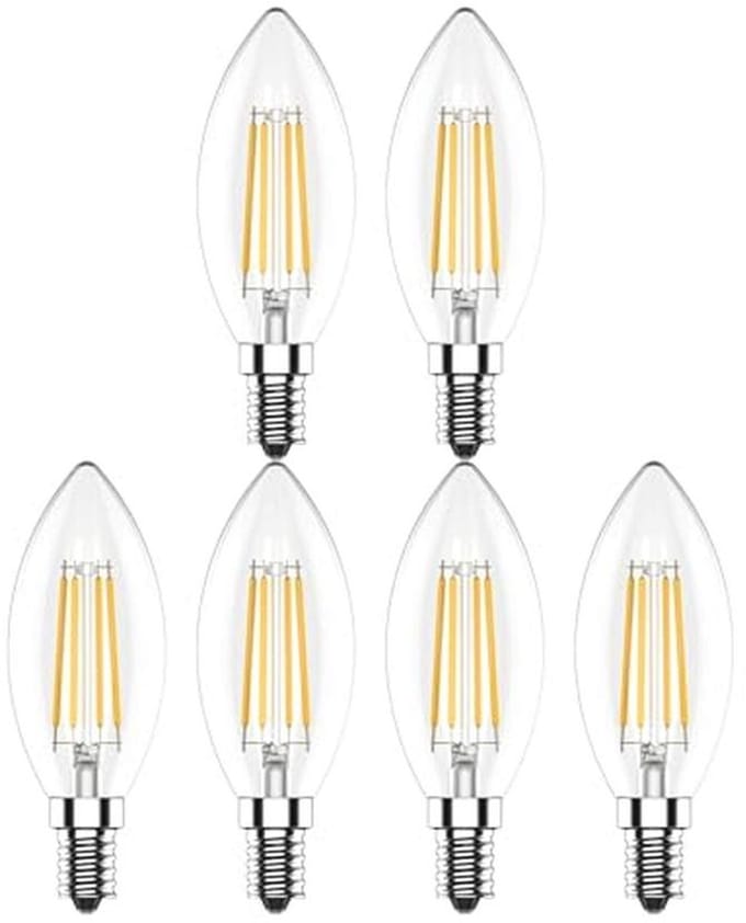 LED Kaarsvormige Lamp E14 4W Warm Wit 400 Lumen 2700K Dimbaar 360° Stralingshoek