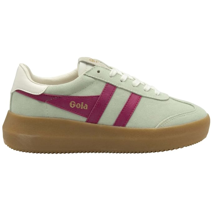 Dames sneakers met veters van suède Gola Athena