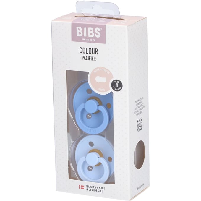 BIBS Fopspeen Sky Blue/Baby Blue Duo 0-6 2 Speen
