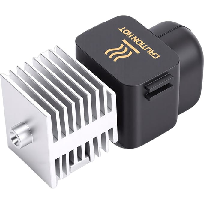 Extrudeur 0,4 MM Compatible avec l'imprimante 3D Bambu Lab A1 Mini Extrudeur Intégré en Acier Trempé avec Manchon en Silicone gray