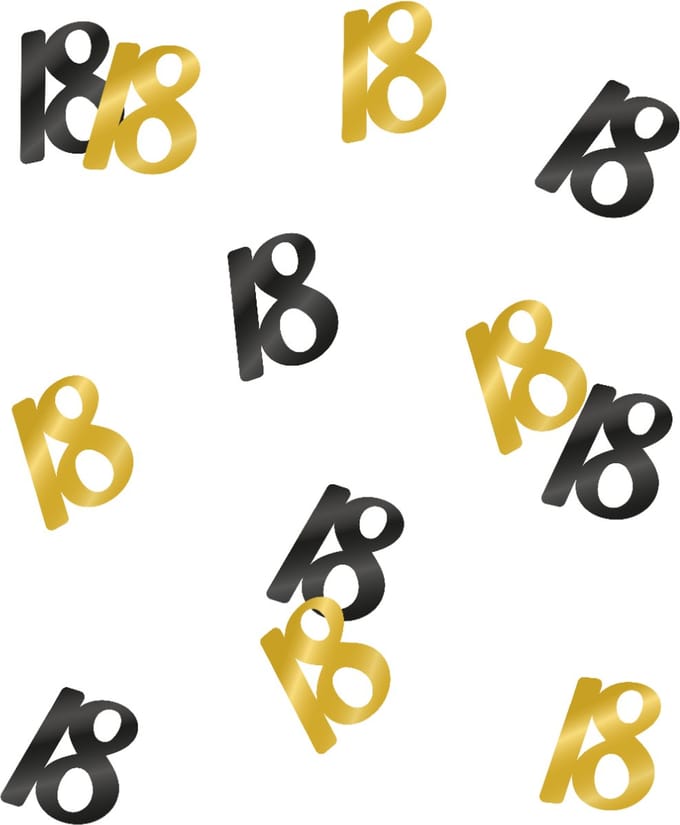 Classy party table confetti - 18