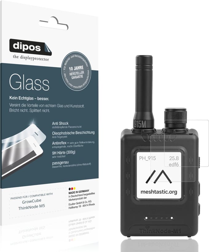 dipos – 2x Matte Pantserfolie geschikt voor GrowCube ThinkNode M5 | 9H Screenprotector