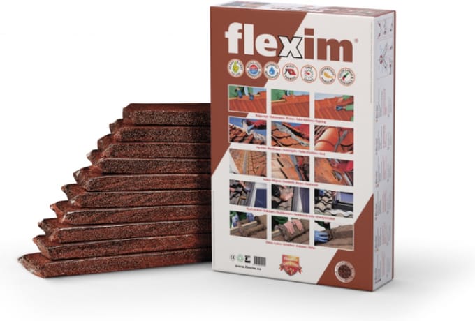 Flexim Dakmortel - 20 l - Donkerbruin