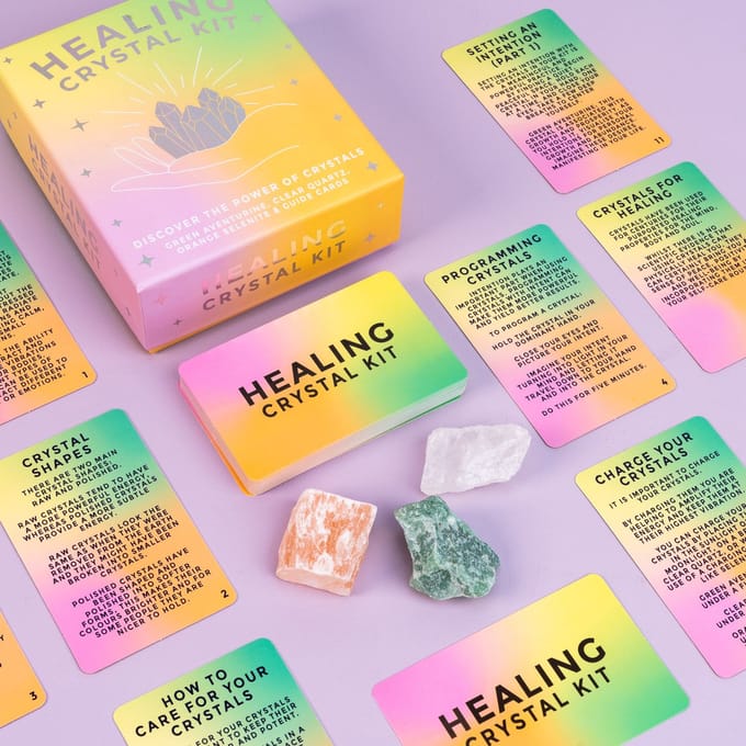 Gift Republic Kaartenset - Healing Crystal Kit