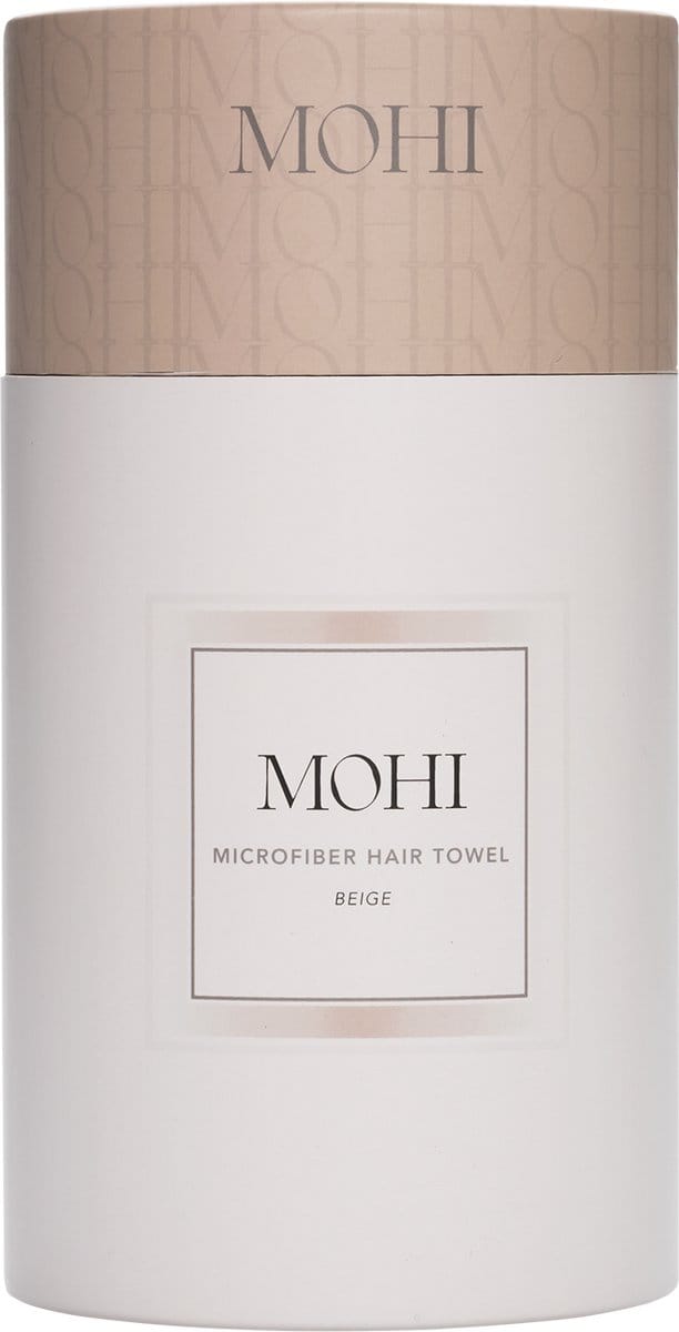 MOHI Microvezel Haarhanddoek Beige - Hair Towel - Microfiber - Haar handdoek - Droogdoek