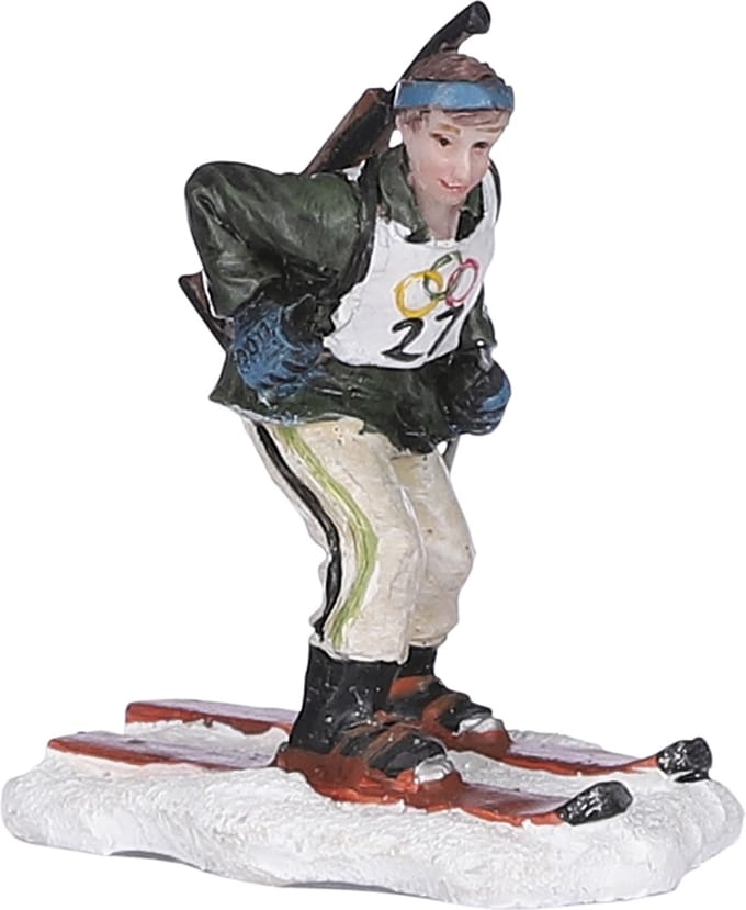 Luville - Biathlon skier - Kersthuisjes & Kerstdorpen