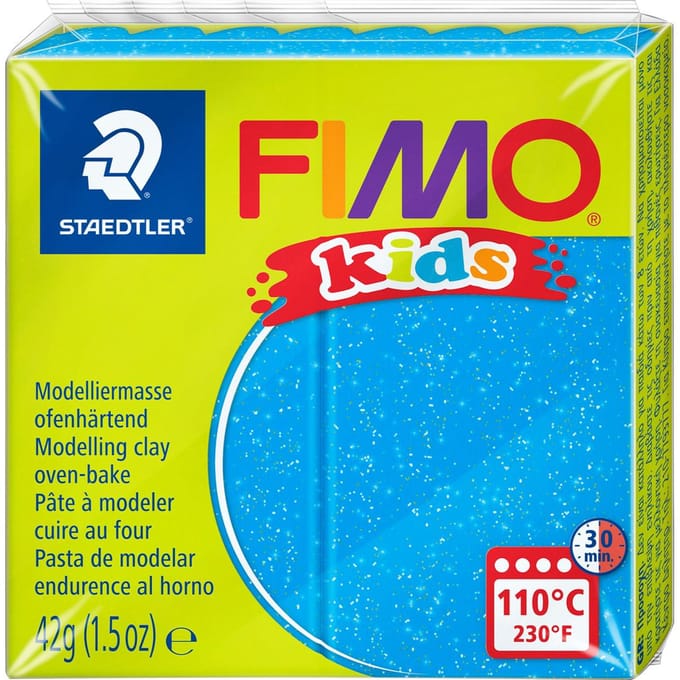 Staedtler Mod. clay FIMO kids blue glitter