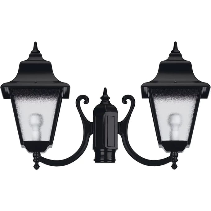 Tweearmige mastverlichting Dopo lighting Rob Ip44 E27