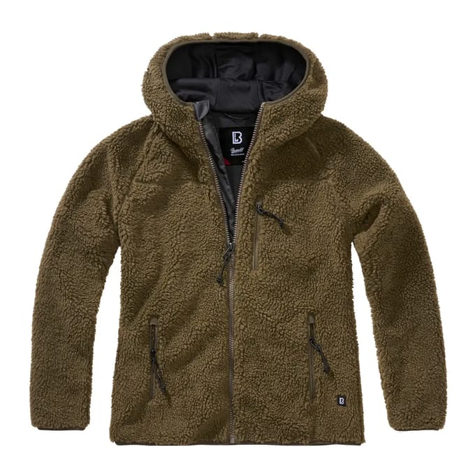 Brandit - Teddyfleece Jacket - M - Groen