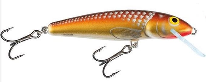 Salmo Minnow - Plug - 9 cm - 10 g - Oranje/Goud