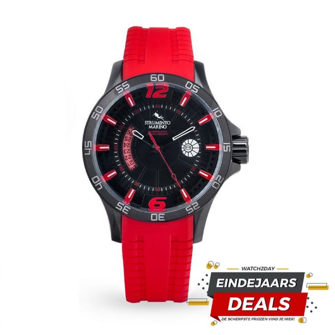 Strumento Marino SM116S-BK-NR-RS Horloge Heren 46MM 30ATM