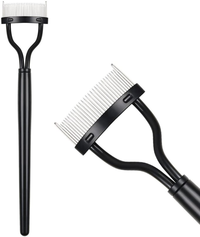 Wimperborstel - Dailygoods- Wimperkam Metalen Tanden