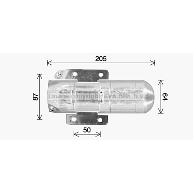 Droger, airconditioningsysteem HIGHWAY AUTOMOTIVE MED345