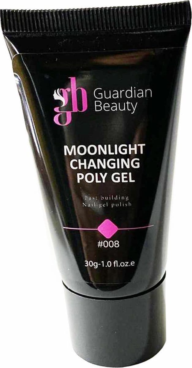 Guardian Beauty Polygel - Moonlight Changing Polygel - Hard Roze - 30g - Polyacryl Gel