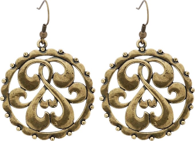 Behave - Oorhangers vintage design - tijdloze elegante sieraden