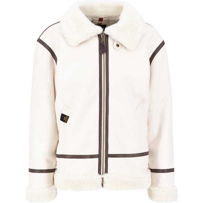 B-3 Faux Leather Bomber Jacket