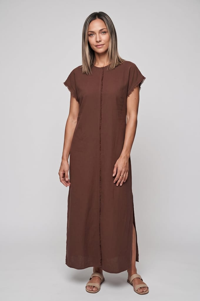 ARKET Frascati Dress Brown Größe: 38 | Maxikleider Outlet | Damen | Braun