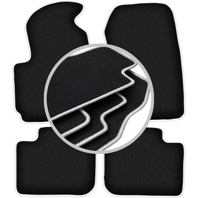 CARLUX-SILVER automatten voor: Mitsubishi Colt VII hatchback (2004-2008)