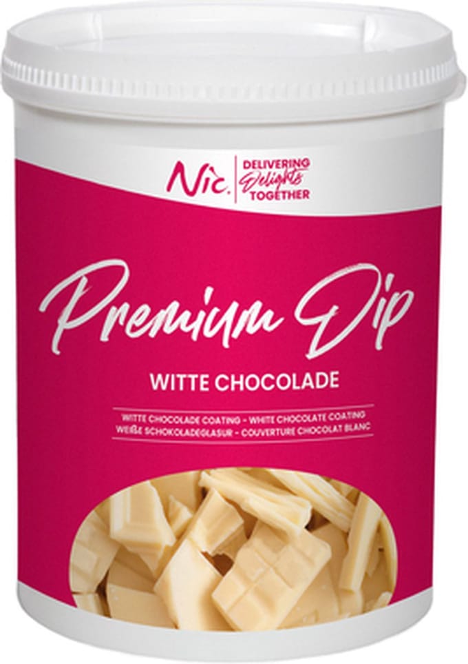 Nic | Premium Dip | Witte Chocolade | 1,2kg