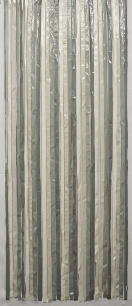 D&L - Vliegengordijn Capri Donker & Licht Grijs - 90 x 200cm