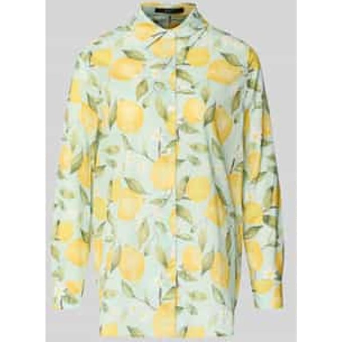 regular fit blouse in all-over look