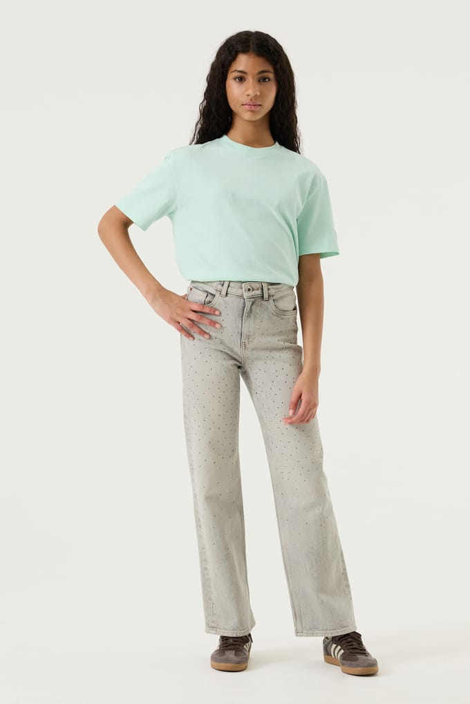 GARCIA N262724 Meisjes Straight Fit Jeans Grijs