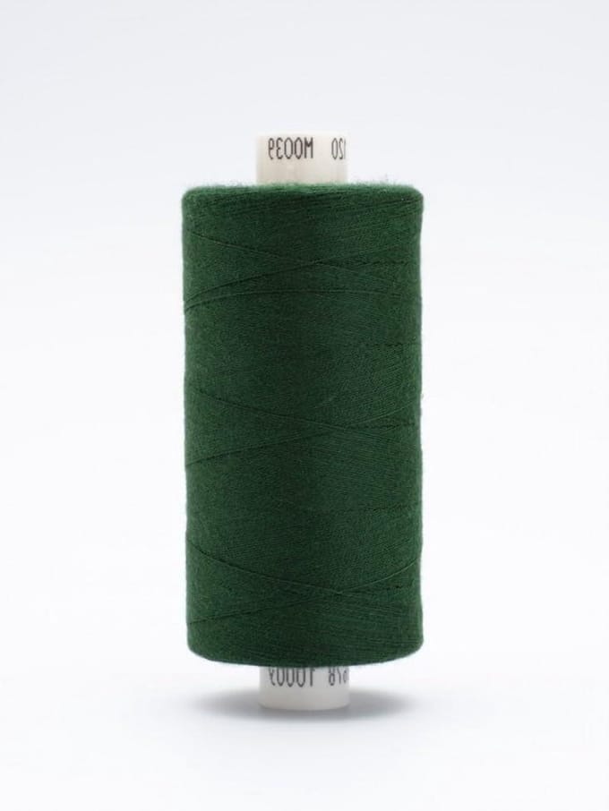 Polyester Naaidraad - Naaimachine Garen - Algemeen Naaien - 1000 Meter Spoel - 1000m - Groen