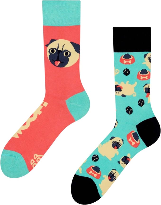 Dedoles Sokken - Regular Socks Pug Life - Unisex - Maat - 35-38