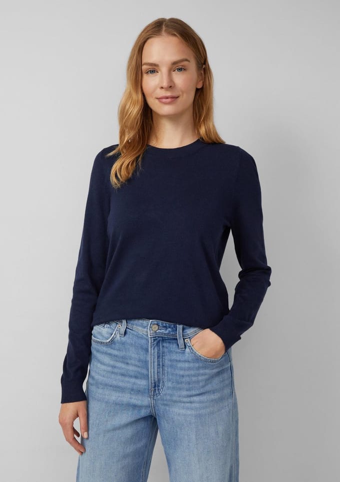 s.Oliver  Pullover Marine Taglia: 46 | Maglie a manica lunga Outlet | Donna