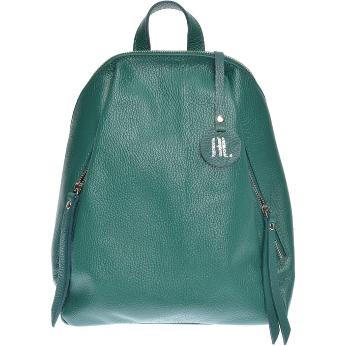 Anna Luchini Groen Rundleer Tas