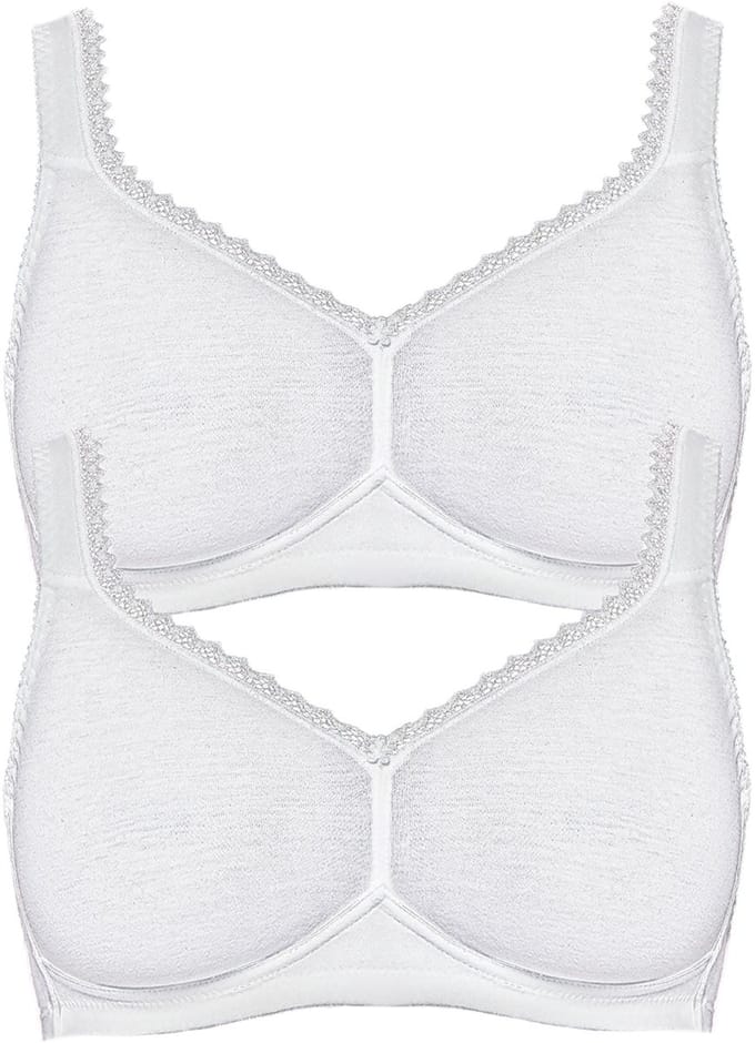 2-pack katoenen BH zonder beugel Organic Cotton
