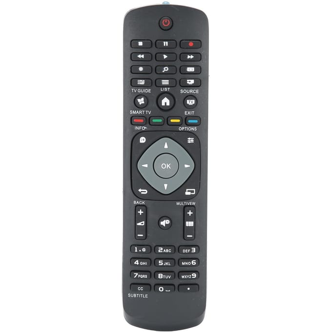 Télécommande universelle de remplacement pour téléviseur LCD LED Philips gray