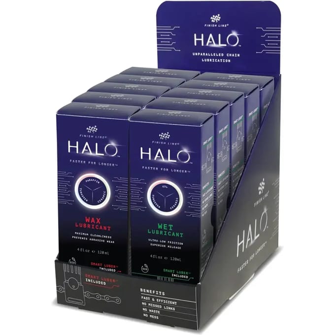 Kettingsmeermiddel Finish Line Halo™ Wax & Wet