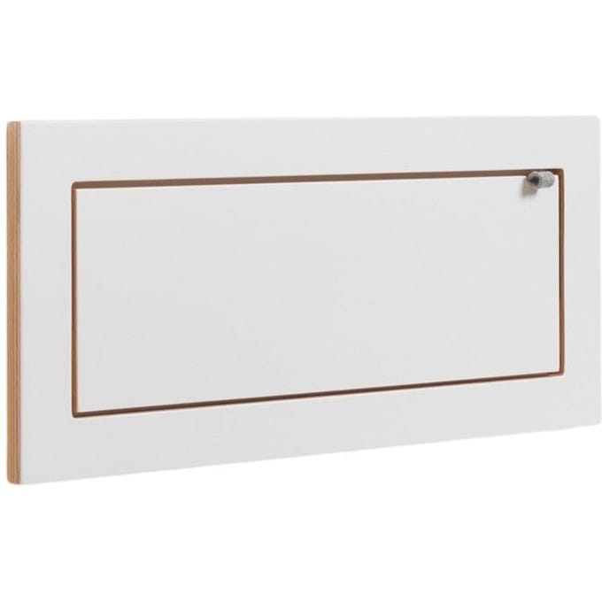 Ambivalenz - Fläpps-wandrek x1 / 60 - 60 x 27 x 1 cm - wit - 60 x 27 x 1 cm - wit