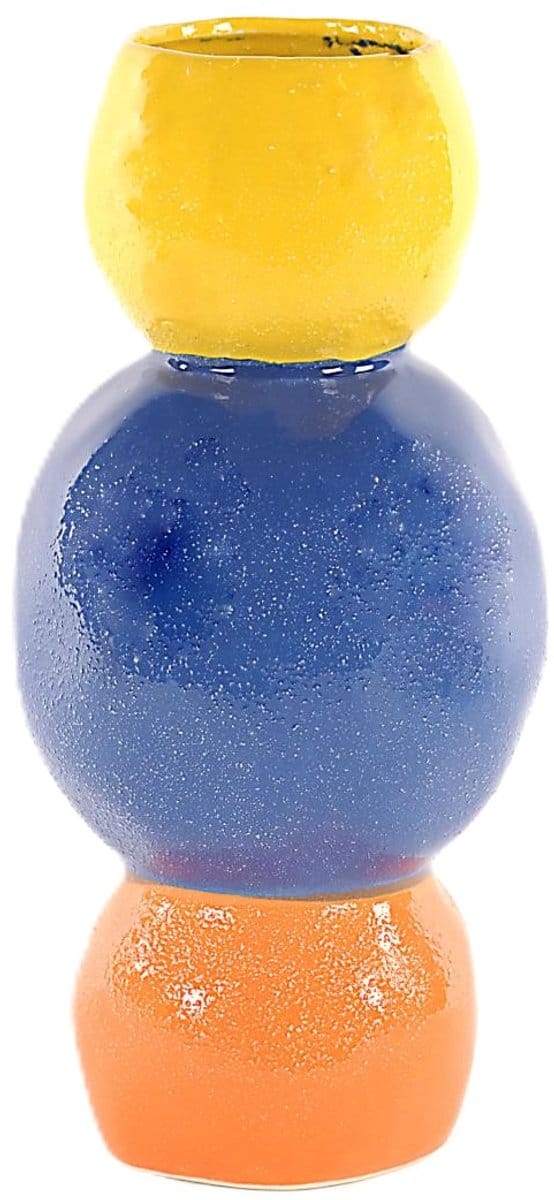 Rasteli - Bloempot - zwart - D20 x H25 cm - Opening 9 cm