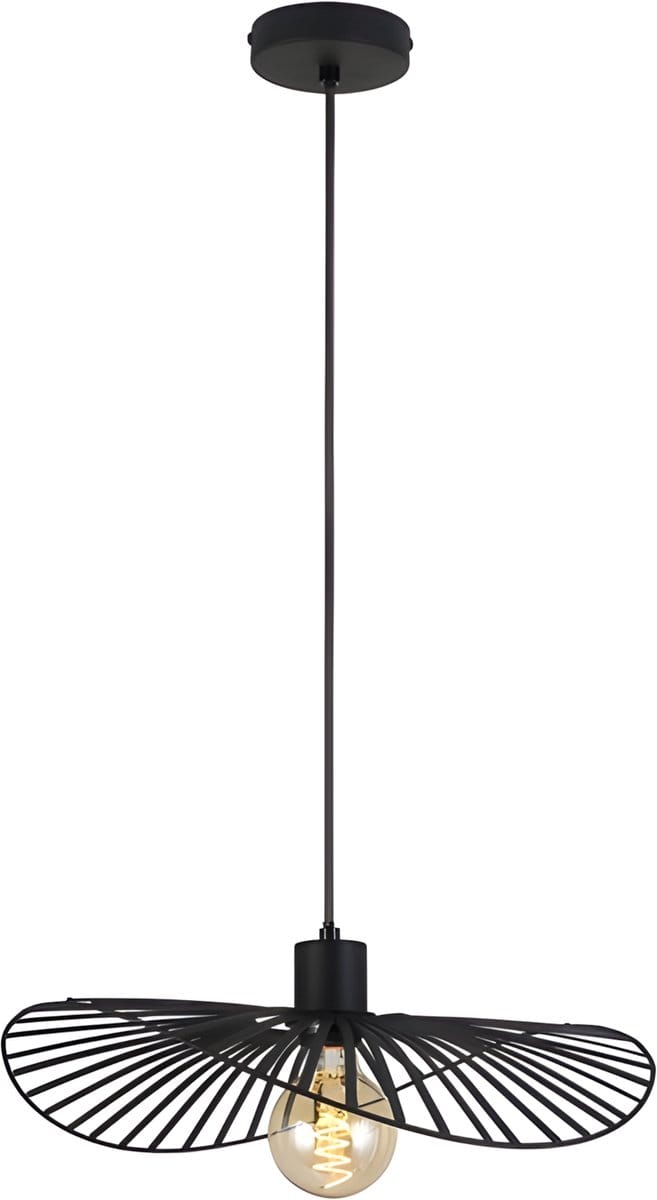 Toolight App1840-1Cp Hanglamp - Zwart - 41X41X10Cm