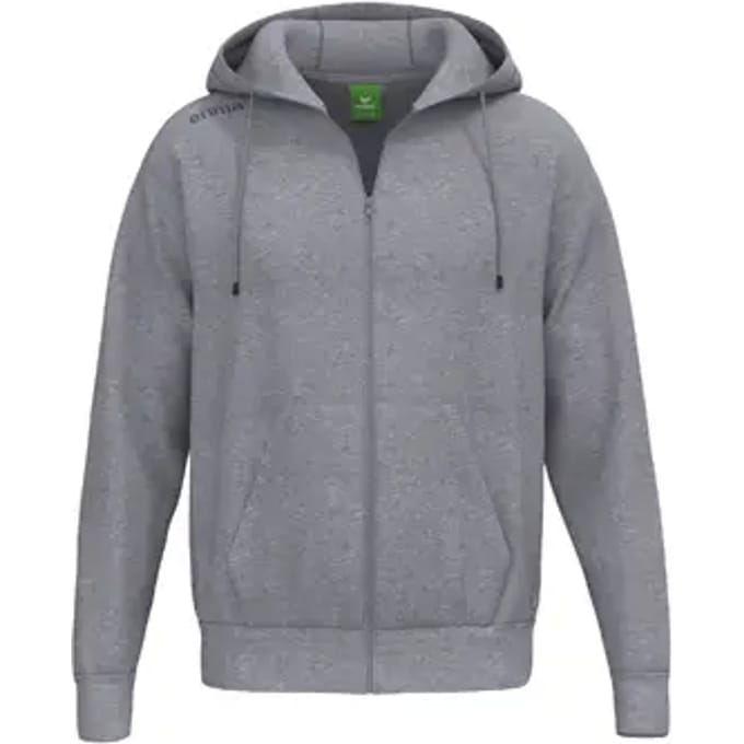 Erima Ts Sweatjack Met Capuchon Kinderen - Grey Melange | Maat: 152