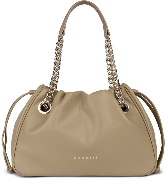 bugatti schoudertas handtas Leni Ladies Bag Sand Lichtbruin