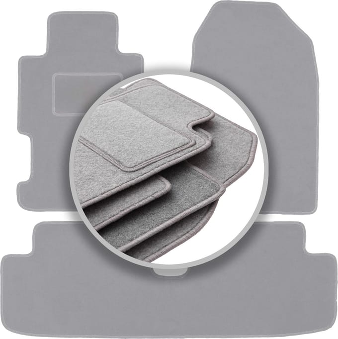 Grijze automatten voor: Honda Civic VII 3-deurs hatchback, coupé (2001-2005)