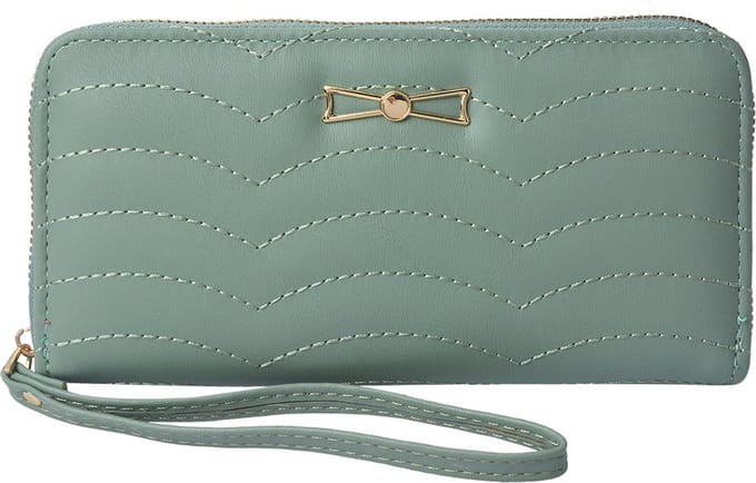 Juleeze Portemonnee 19x10 cm Groen Kunstleer