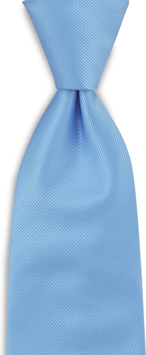 JB Collection - Stropdassen - stropdas lichtblauw repp - lichtblauw