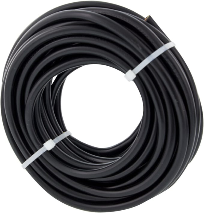 Huishoudkabel vmvl 3x1.0 zwart 10m