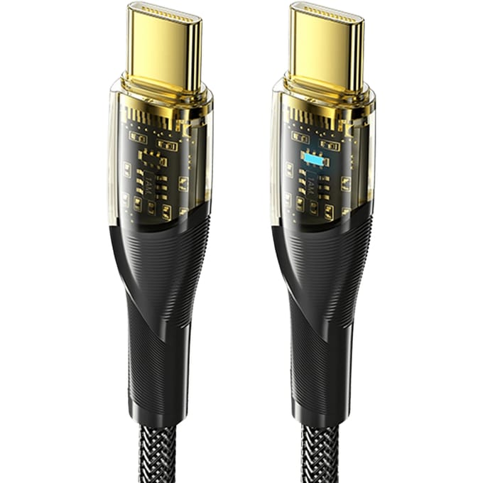 Essager 60W Power Delivery Oplaadkabel USB-C naar USB-C Goud 1m