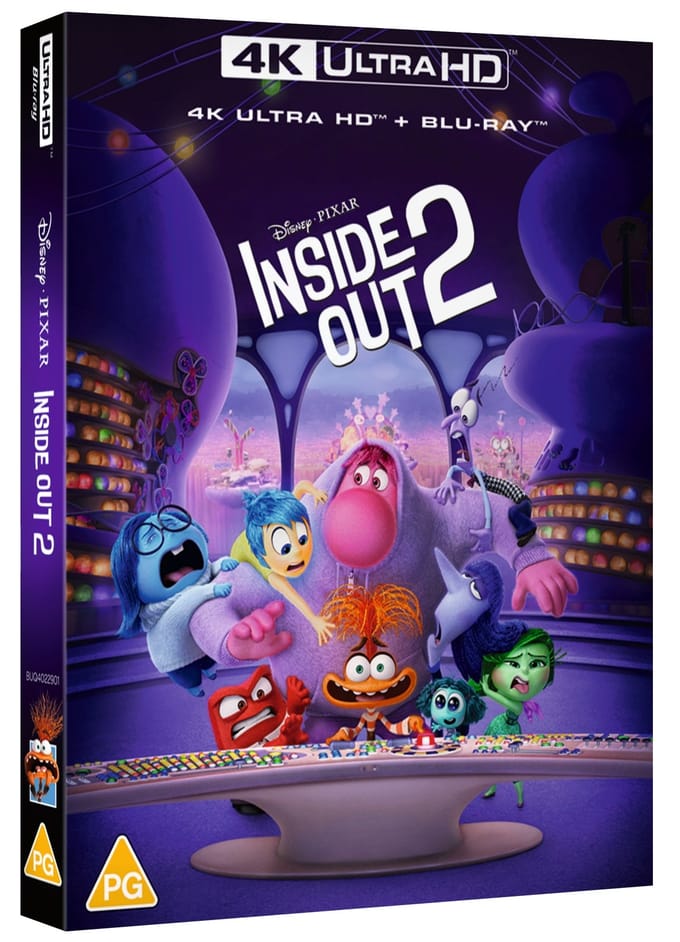 Inside Out 2 - 4K Ultra HD - Blu-ray - Import