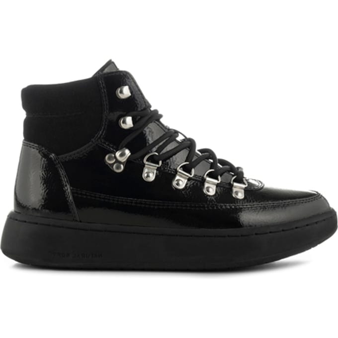 Woden Iris Full Patent Black Maat: 37 | Laarzen Outlet | Dames | Zwart