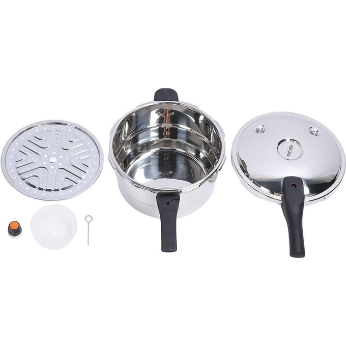 Autocuiseur Professionnel Grande Capacité Efficace Rapide Chauffage Uniforme Acier Inoxydable Pression L white