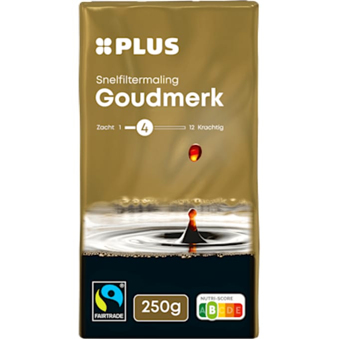 Goudmerk Filterkoffie Fairtrade