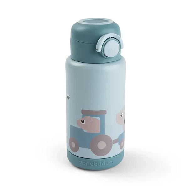 Done by Deer Thermosfles - Tiny Farm - 340 ml - Blue