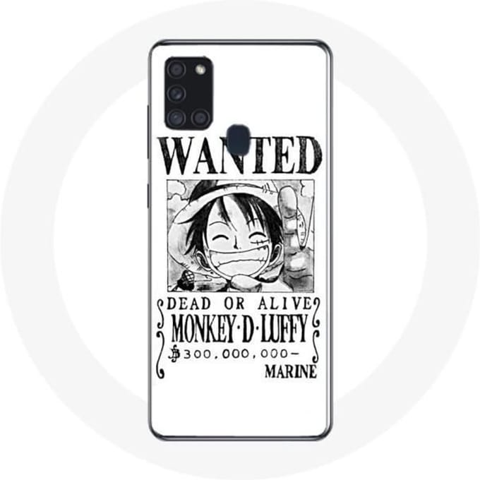 Coque - Maniacase - Galaxy A21S - One Piece Manga - Souple - Blanche blanc