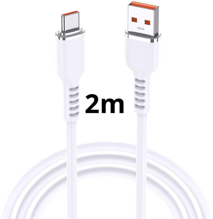 Ntech USB C Kabel – 2m usb c naar USB A kabel 60W geschikt Powerbanks, Auto Accessories
